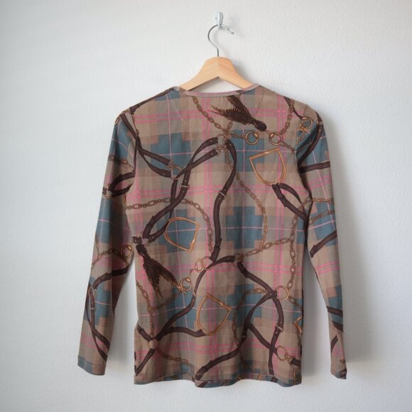 Lauren Ralph Lauren Equestrian  Printed Top | PS - Picture 5 of 5